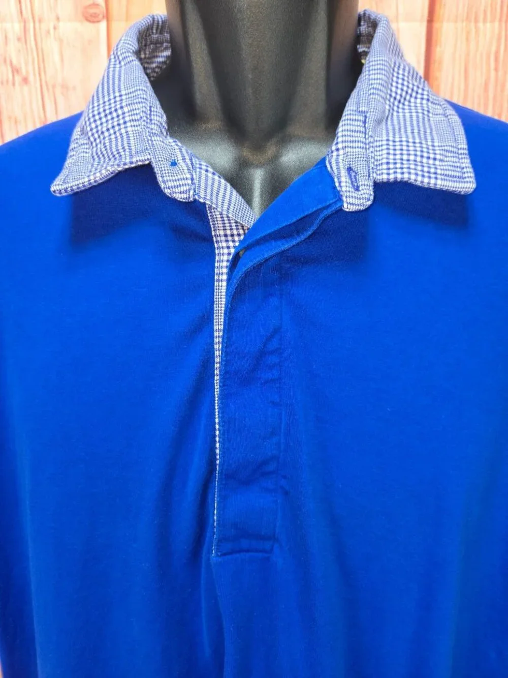 Ralph Lauren Polo Golf Mens Blue Vintage Lisle Polo Size XL